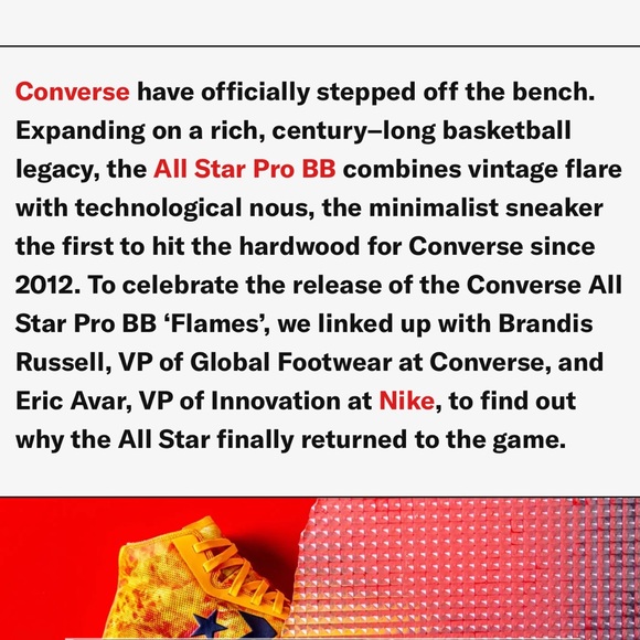 Converse All-Star Pro BB Flames, Men’s 7.5 - Picture 3 of 15